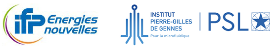 Logos : IFPEN / Institut Pierre Gilles de Gennes