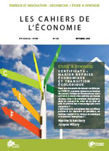 Couverture - Cahier Economie n°136