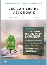 Couverture - Cahier Economie n°120 