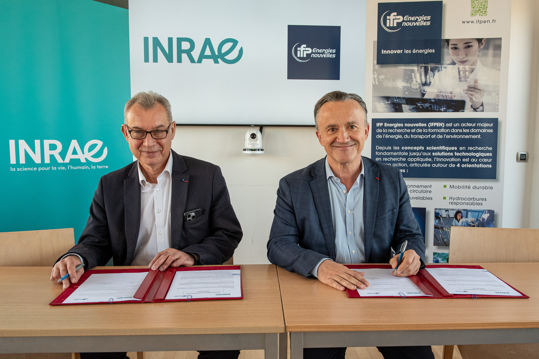 Renouvellement de l'accord cadre IFPEN / INRAE