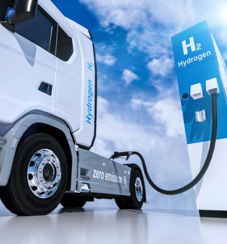 Hydrogen-powered trucks