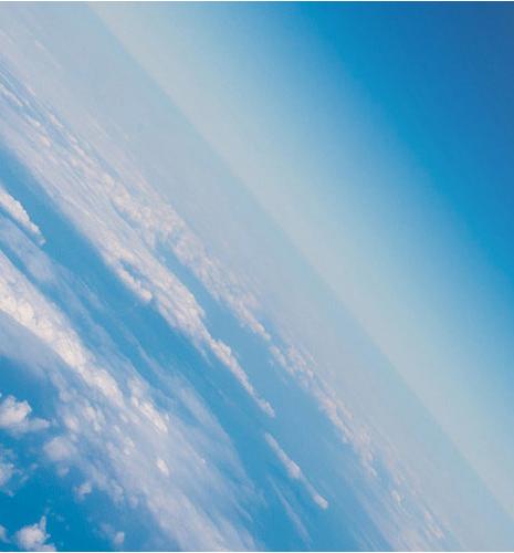 Bandeau représentant la terre vue depuis l'espace