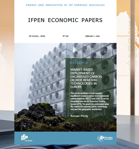 IFPEN Economic Papers n° 165 - February 2026 