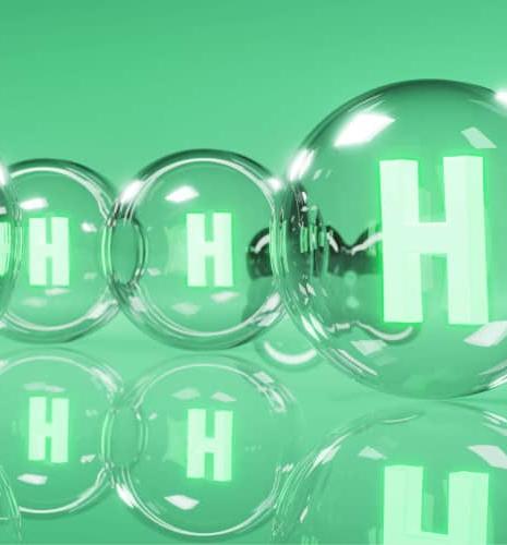 Green hydrogen molecules