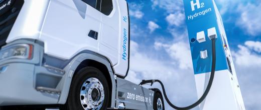 Hydrogen-powered trucks