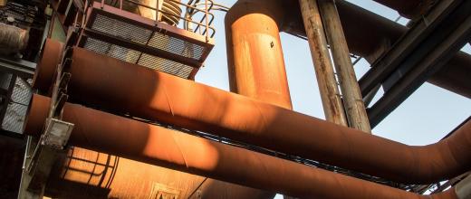 Corroded pipes