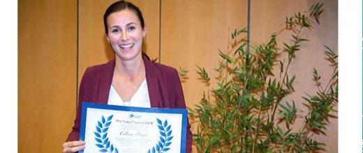 The 2019 Yves Chauvin prize awarded to Céline Pagis for her work on the chemistry of materials and catalysis