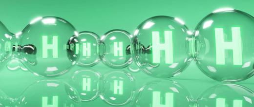 Green hydrogen molecules