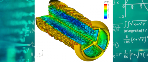 Simulation of the flows around wind turbines