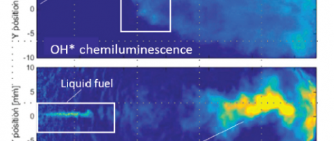 Observation of soot in a diesel flame