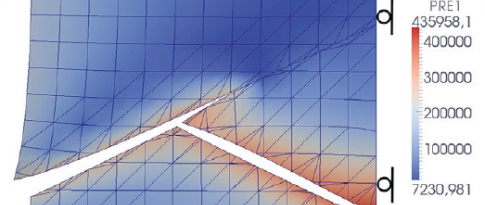 A hydro-mechanical model for underground naturally fractured rocks