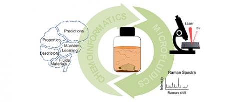 Microfluidics and Chemoinformatics: a highly complementary approach to studying material/fluid compatibility