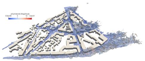 Uncertainty quantification for the turbulent dispersion of traffic-related pollutants on a micro-urban scale